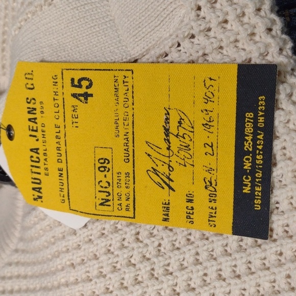 Sold Nautica Jeans Co Sweater XL Mens Cotton NWT - Picture 12 of 12